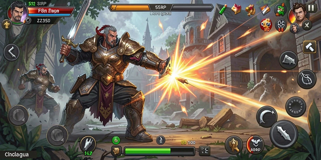 Gameplay seru dan strategis dari 55RP di layar.