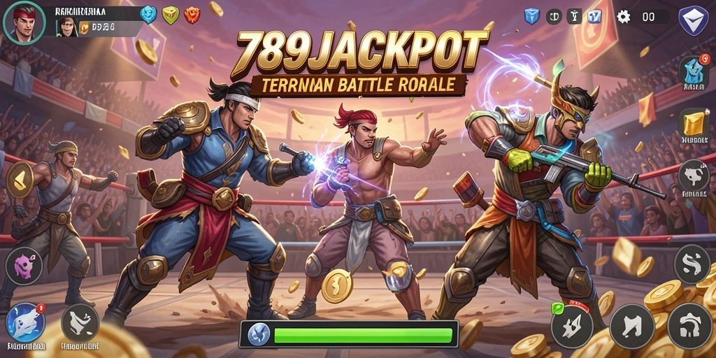 Tampilan gameplay seru di arena Battle Royale 789JACKPOT.