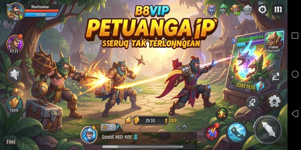 Tampilan menarik dari gameplay B8VIP dengan petualangan mendebarkan.