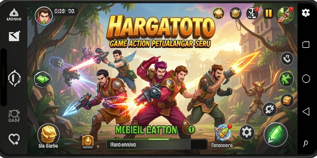 Tampilan saat bertarung di HARGATOTO yang seru dan mendebarkan.