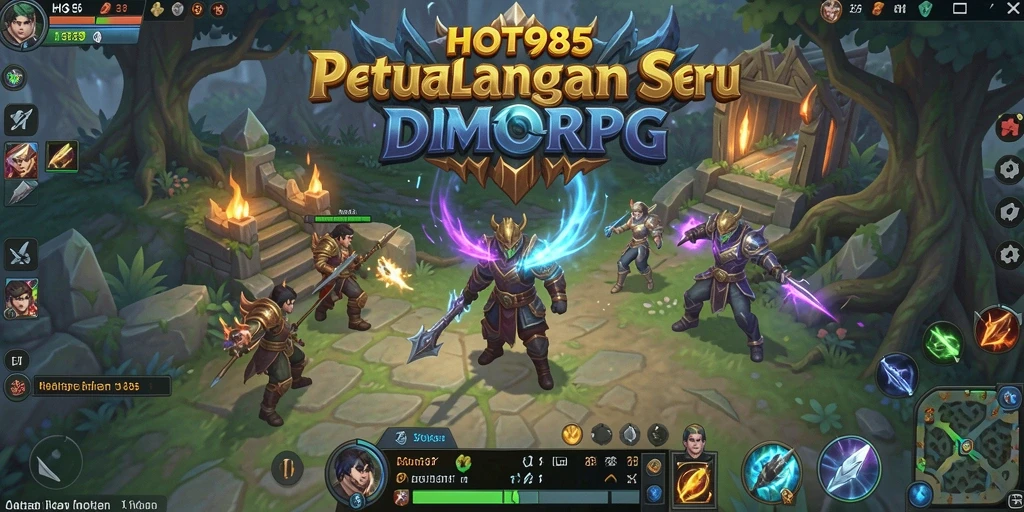 Tampilan gameplay HOT985 yang penuh aksi dan petualangan.