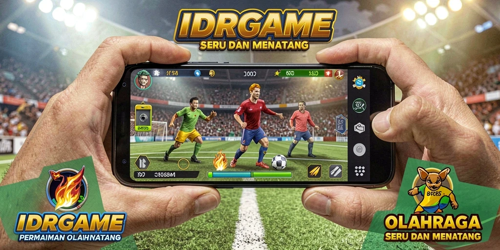 Screenshot gameplay <strong>IDRGAME</strong> menampilkan aksi olahraga yang menegangkan.