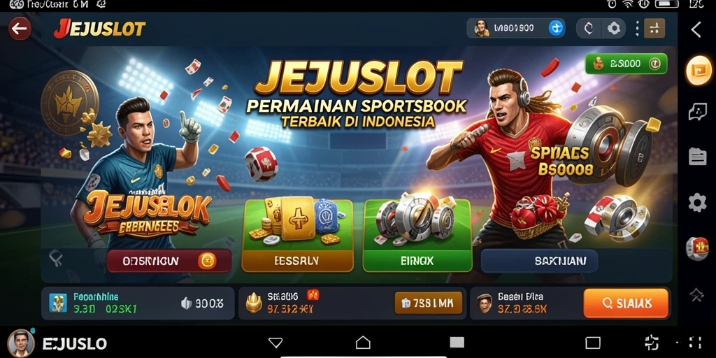 Tampilan gameplay Sportsbook yang menarik dan interaktif.