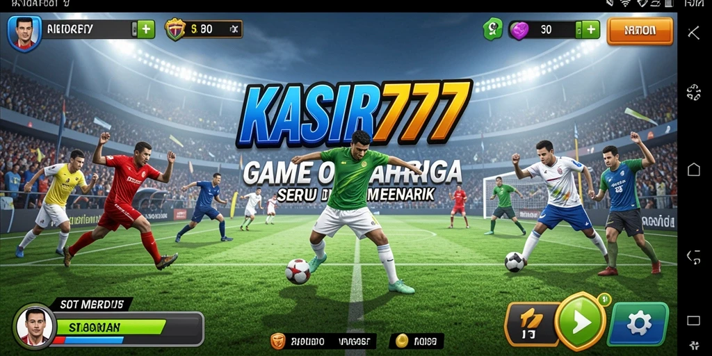 Tampilan gameplay KASIR777 yang intens dalam aksi olahraga.