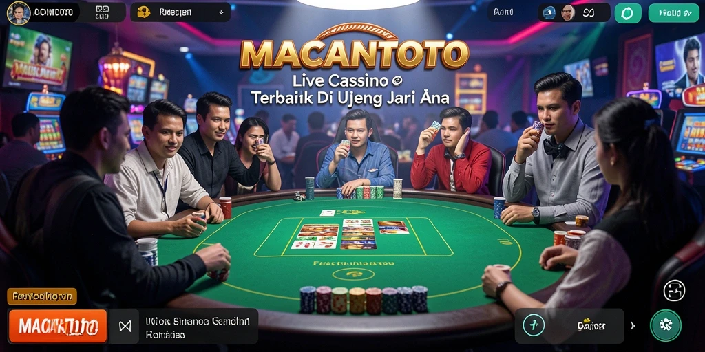 Tampilan gameplay menegangkan dalam <strong>MACANTOTO</strong> Live Casino.
