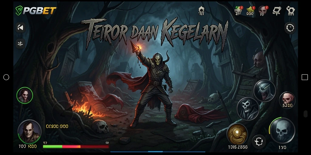 Gameplay horor yang mengerikan dalam PGBET.