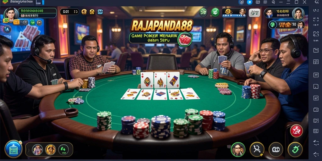 Tampilan gamplay RAJAPANDA88 yang penuh aksi dan seru.