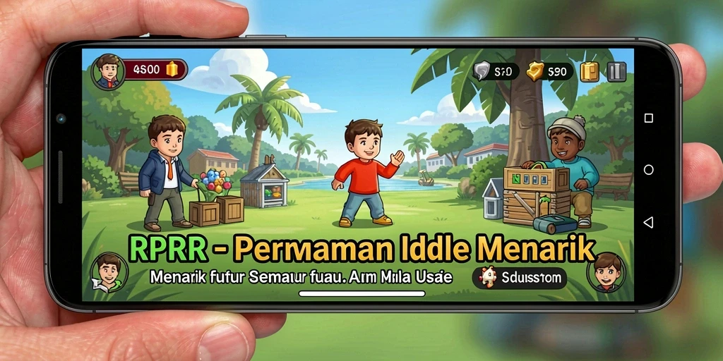 Tampilan gameplay <strong>RPRR</strong> yang menarik saat bermain Idle.