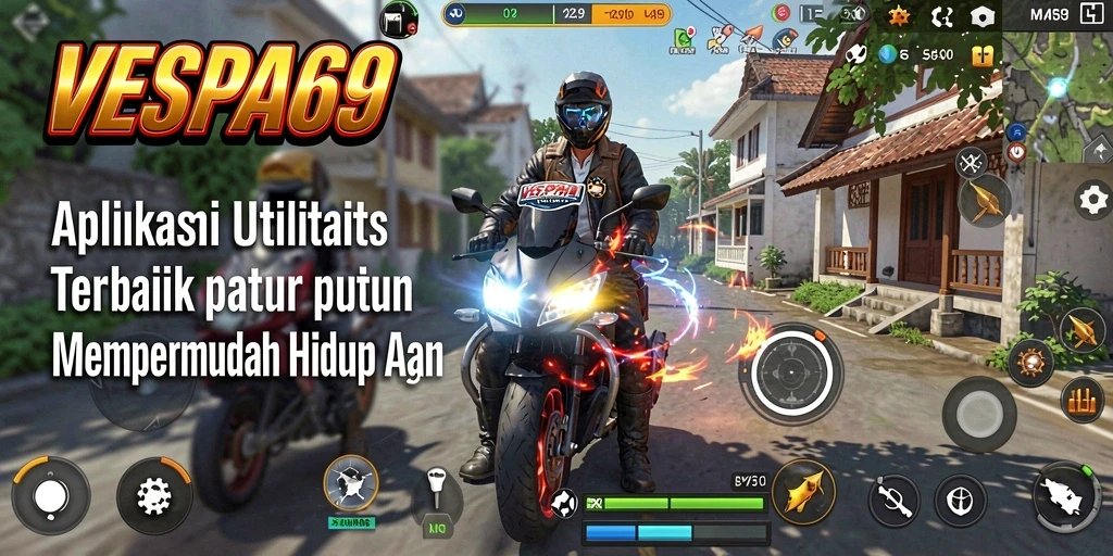 Tampilan antarmuka VESPA69 yang sederhana dan efektif.